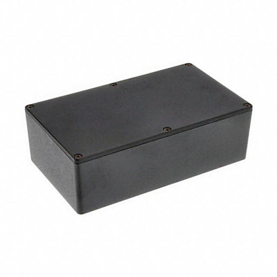 1590WR1BK by Hammond Manufacturing - BOX ALUM BLACK 7.559""L X 4.380""W