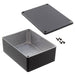 1590WSBK by Hammond Manufacturing - BOX ALUM BLACK 4.335""L X 3.232""W
