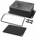 1590WSFBK by Hammond Manufacturing - BOX ALUM BLACK 4.335""L X 3.232""W