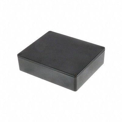 1590WXXBK by Hammond Manufacturing - BOX ALUM BLACK 5.717""L X 4.772""W