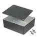 1590XBK by Hammond Manufacturing - BOX ALUM BLACK 5.717""L X 4.772""W