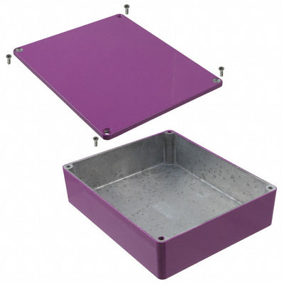 1590XXPR by Hammond Manufacturing - BOX ALUM PURP 5.717""L X 4.772""W