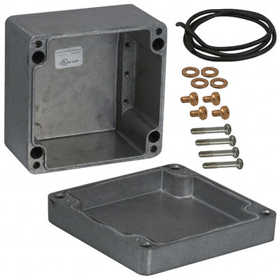 1590Z119 by Hammond Manufacturing - BOX ALUM UNPTD 4.802""L X 4.739""W
