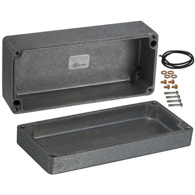 1590Z135 by Hammond Manufacturing - BOX ALUM UNPTD 6.890""L X 3.150""W