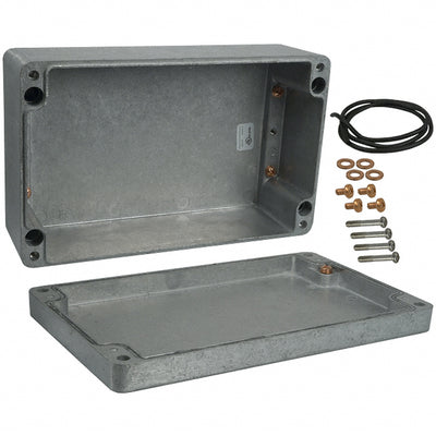 1590Z162 by Hammond Manufacturing - BOX ALUM UNPTD 10.236""L X 6.3""W