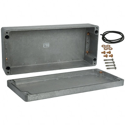 1590Z166 by Hammond Manufacturing - BOX ALUM UNPTD 14.17""L X 6.28""W