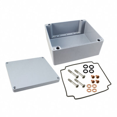 1590Z231GY by Hammond Manufacturing - BOX ALUM GRAY 7.874""L X 9.055""W