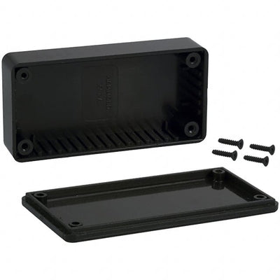 1591ASBK by Hammond Manufacturing - BOX PLAS BLK 3.937""L X 1.969""W