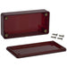 1591ATRD by Hammond Manufacturing - BOX PLAS RED 3.937""L X 1.969""W