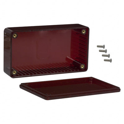 1591BTRD by Hammond Manufacturing - BOX PLAS RED 4.409""L X 2.441""W