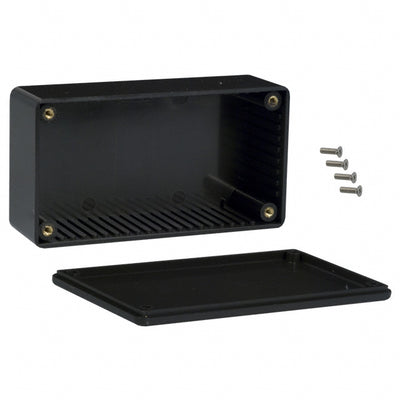 1591CBK by Hammond Manufacturing - BOX ABS BLACK 4.724""L X 2.559""W