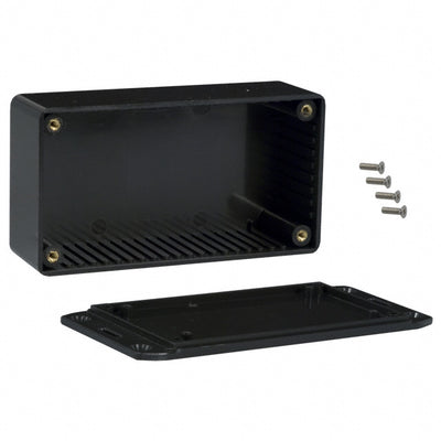 1591CFLBK by Hammond Manufacturing - BOX ABS BLACK 4.724""L X 2.559""W
