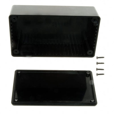 1591CSBK by Hammond Manufacturing - BOX PLAS BLK 4.724""L X 2.559""W