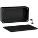 1591DBK by Hammond Manufacturing - BOX ABS BLACK 5.906""L X 3.150""W