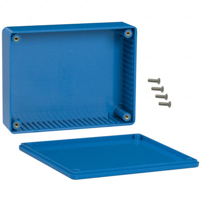 1591GBU by Hammond Manufacturing - BOX ABS BLUE 4.744""L X 3.685""W