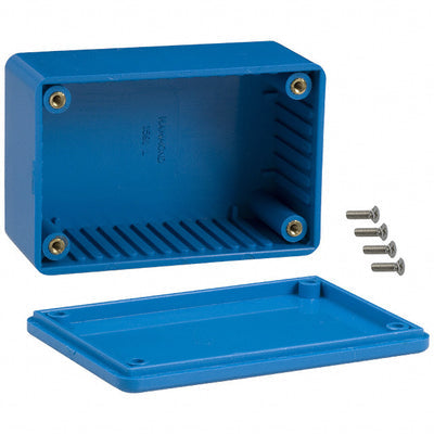 1591LBU by Hammond Manufacturing - BOX ABS BLUE 3.346""L X 2.205""W