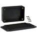 1591MFLBK by Hammond Manufacturing - BOX ABS BLACK 3.339""L X 2.205""W