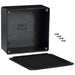 1591UFLBK by Hammond Manufacturing - BOX ABS BLACK 4.724""L X 4.724""W
