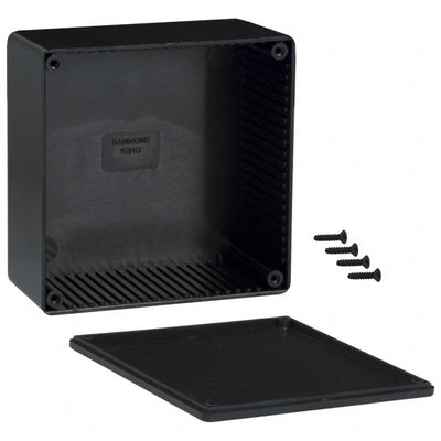 1591USBK by Hammond Manufacturing - BOX PLAS BLK 4.724""L X 4.724""W