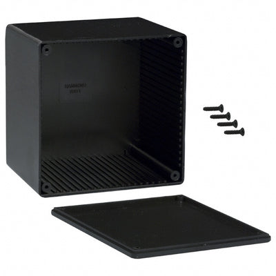 1591VSBK by Hammond Manufacturing - BOX PLAS BLK 4.724""L X 4.724""W