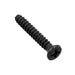 1593MS100BK by Hammond Manufacturing - SCREW OVAL HD #4X.625"" 1=100 BLK