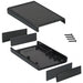 1593NBK by Hammond Manufacturing - BOX ABS BLACK 4.380""L X 2.953""W