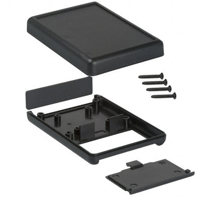 1593SBK by Hammond Manufacturing - BOX ABS BLACK 3.622""L X 2.618""W