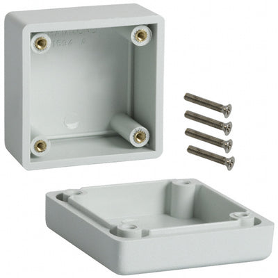 1594AGY by Hammond Manufacturing - BOX ABS GRAY 2.205""L X 2.205""W