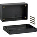 1594CBK by Hammond Manufacturing - BOX ABS BLACK 4.193""L X 2.598""W