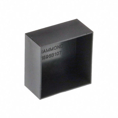 1596B107-10 by Hammond Manufacturing - BOX ABS BLK 1.575""LX1.575""W 1=10
