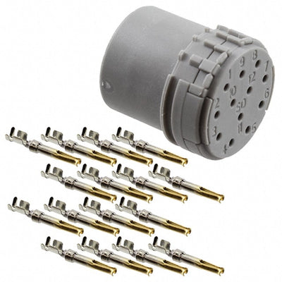1598295 by Phoenix Contact - CONNECTOR MALE INSERT 12P GOLD CRIMP