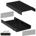 1598ABK by Hammond Manufacturing - BOX ABS BLACK 6.161""L X 3.677""W