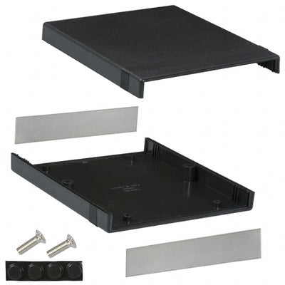 1598BBBK by Hammond Manufacturing - BOX ABS BLACK 7.047""L X 6.083""W