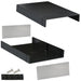 1598JBK by Hammond Manufacturing - BOX ABS BLACK 11.028""L X 7.854""W