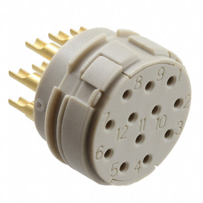 1599614 by Phoenix Contact - CONNECTOR FMALE INSERT 12P SOLDER CUP