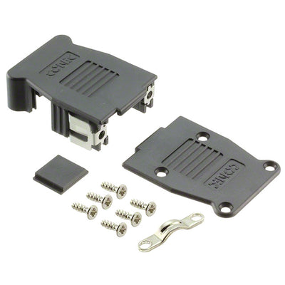 16-001810E by Conec - CONNECTOR BACKSHELL 9P 90/180DEG BLK