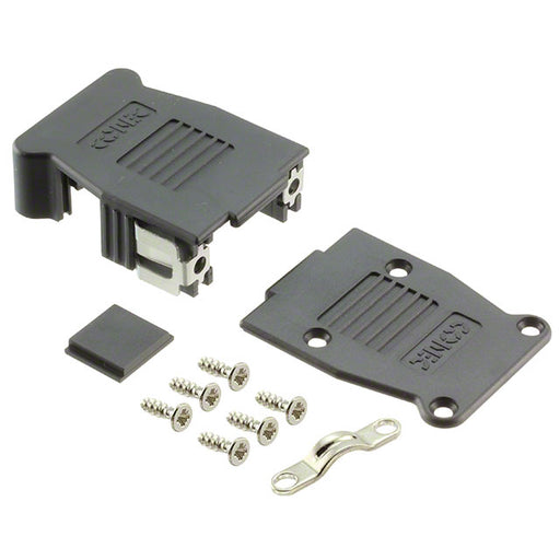 16-001810E by Conec - CONNECTOR BACKSHELL 9P 90/180DEG BLK