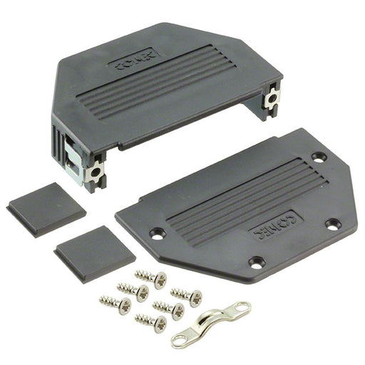16-001850E by Conec - CONNECTOR BACKSHELL 50P 90/180DEG BLK