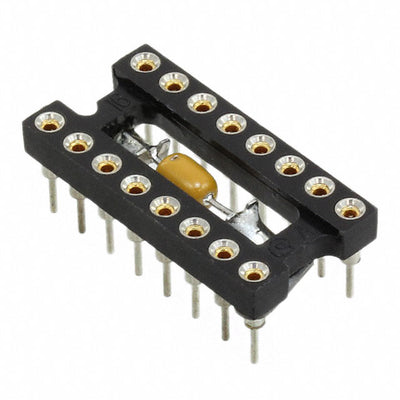 16-3518-102 by Aries Electronics - CONNECTOR IC DIP SOCKET 16POS GOLD