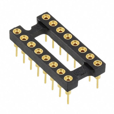 16-3518-11 by Aries Electronics - CONNECTOR IC DIP SOCKET 16POS GOLD