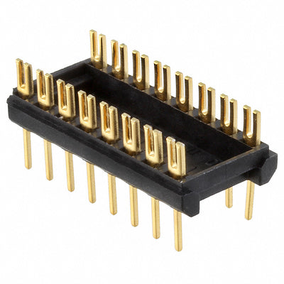16-600-11 by Aries Electronics - CONNECTOR HDR DIP FORK 16POS GOLD