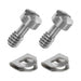 160-000-002-051 by NorComp Inc. - SCREWLOCK W/CLIP RET 4-40 MALE