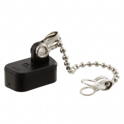 160-000-109R002 by NorComp Inc. - DUST CAP 9POS MALE W/LANYARD