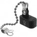 160-000-209R002 by NorComp Inc. - DUST CAP 9POS FEMALE W/LANYARD