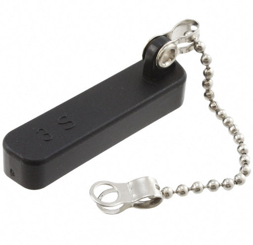 160-000-225R002 by NorComp Inc. - DUST CAP 25POS FEMALE W/LANYARD