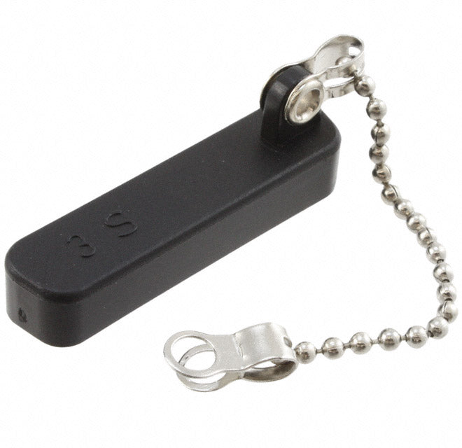 160-000-225R002 by NorComp Inc. - DUST CAP 25POS FEMALE W/LANYARD