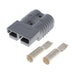 1604042-4 by TE Connectivity AMP Connectors - CONNECTOR PLUG 2POS IN-LINE CRIMP
