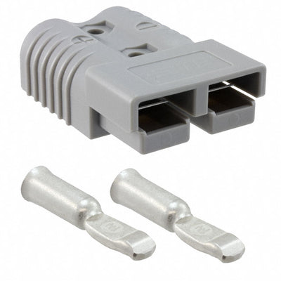 1604043-4 by TE Connectivity AMP Connectors - CONNECTOR PLUG 2POS IN-LINE CRIMP