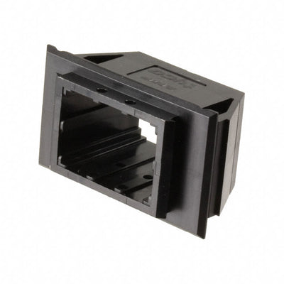 1604078-1 by TE Connectivity AMP Connectors - ACCESSORY RECEPTACLE FRAME BLACK