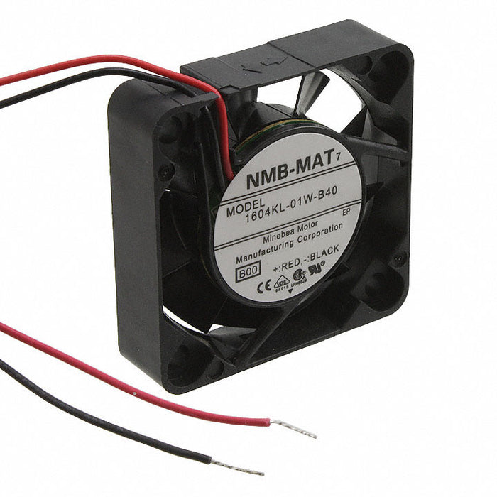 1604KL-01W-B40-B00 by NMB Technologies Corporation - FAN AXIAL 40X10MM BALL 5VDC WIRE